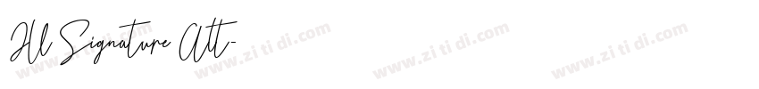 JV Signature Alt字体转换